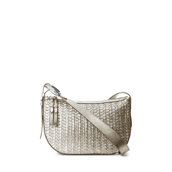 Woven Calfskin Welington Shoulder Bag for Women Ralph Lauren® UK