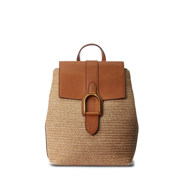 Straw Wellington Backpack for Women Ralph Lauren® AM