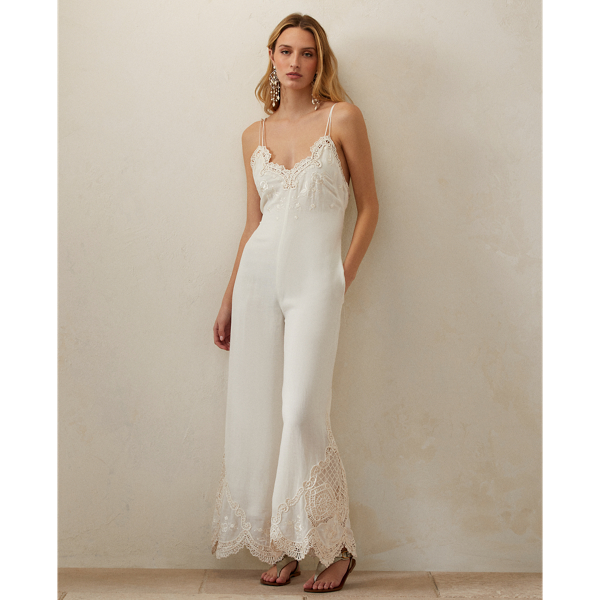 Tilton Linen Voile Jumpsuit Ralph Lauren Collection 1