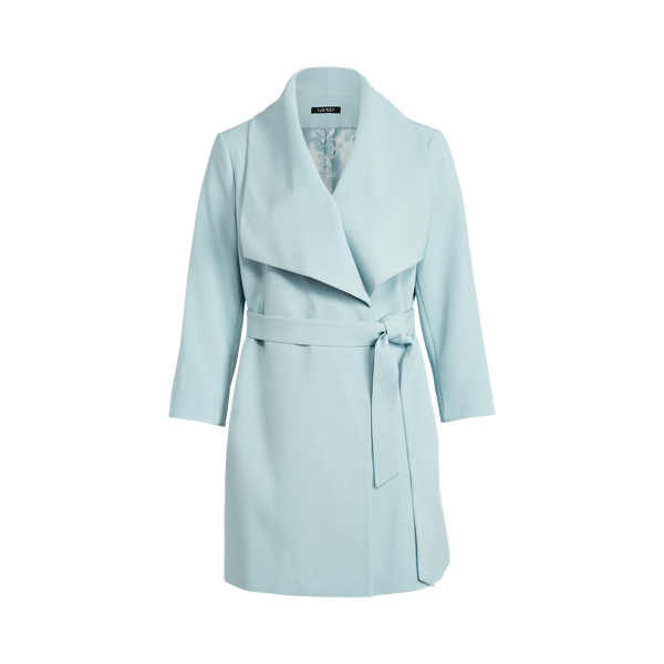 Ralph lauren crepe sales wrap coat