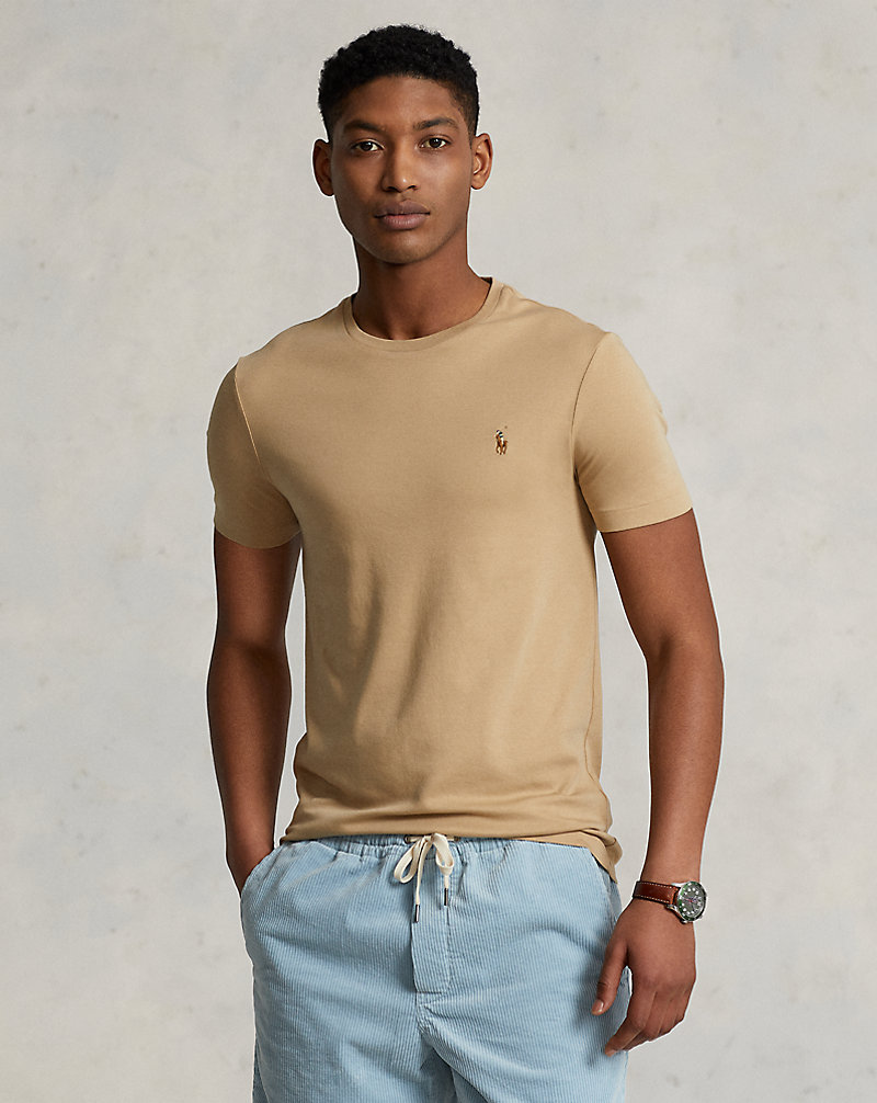 Custom Slim Fit Soft Cotton T-Shirt Polo Ralph Lauren 1
