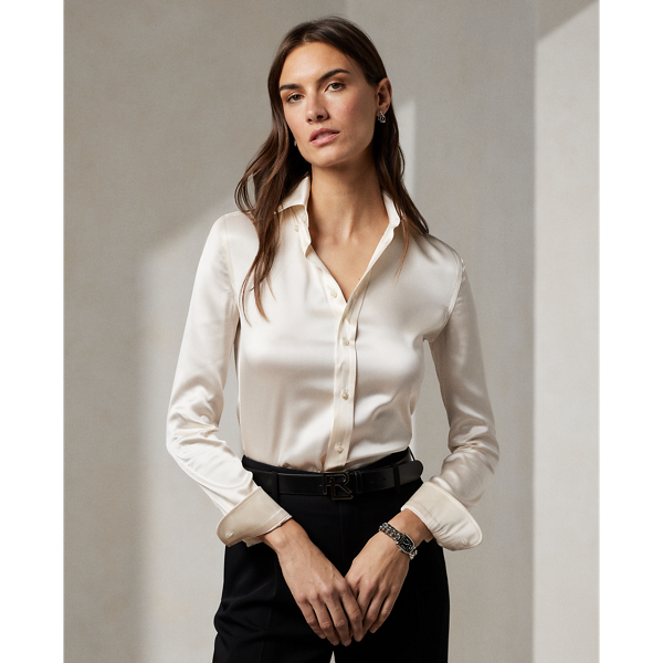 Cameron Straight Fit silk Shirt