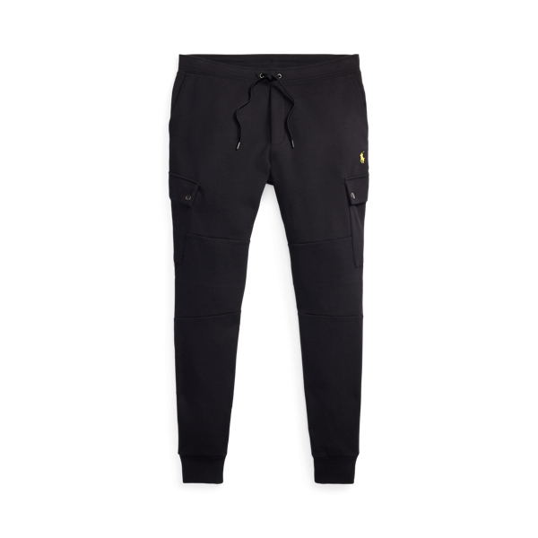 Polo Ralph Lauren double knit cargo sweatpants in black