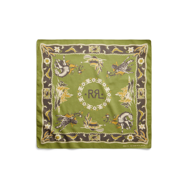 Western-Print Cotton Bandana