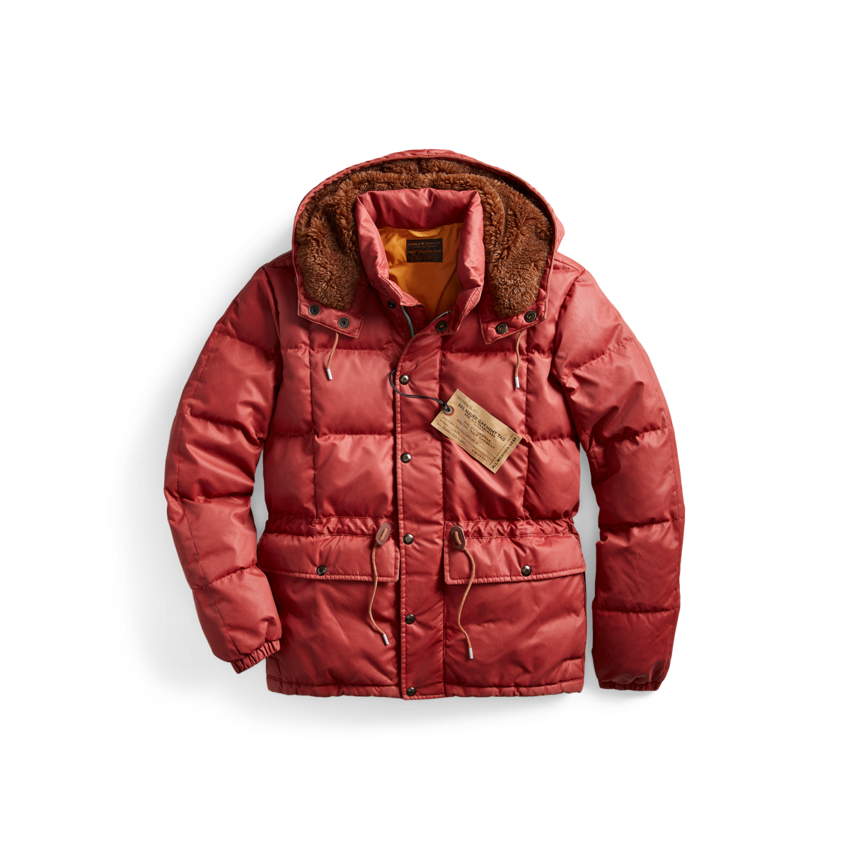 Coated Twill Quilted Jacket