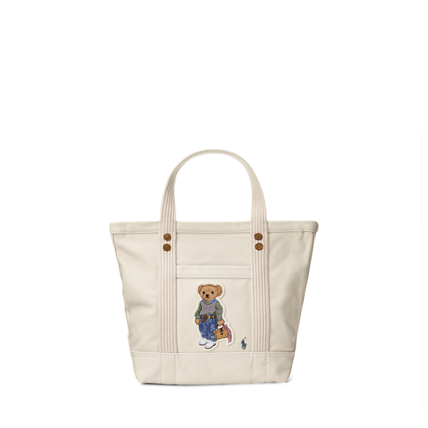 Canvas Small New Orleans Polo Bear Tote Polo Ralph Lauren 1