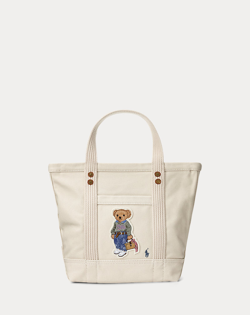 Canvas Small New Orleans Polo Bear Tote Polo Ralph Lauren 1