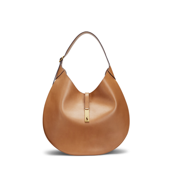 Bolso Shoulder Polo ID de piel grande