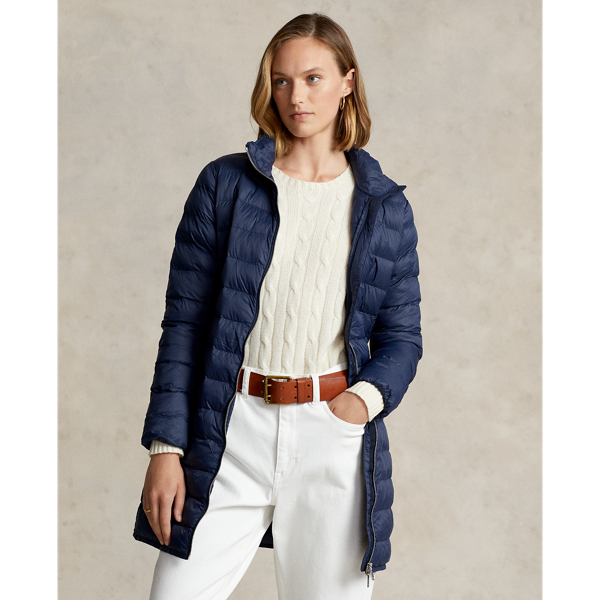 Aviator Navy Packable Quilted Taffeta Coat Polo Ralph Lauren 1