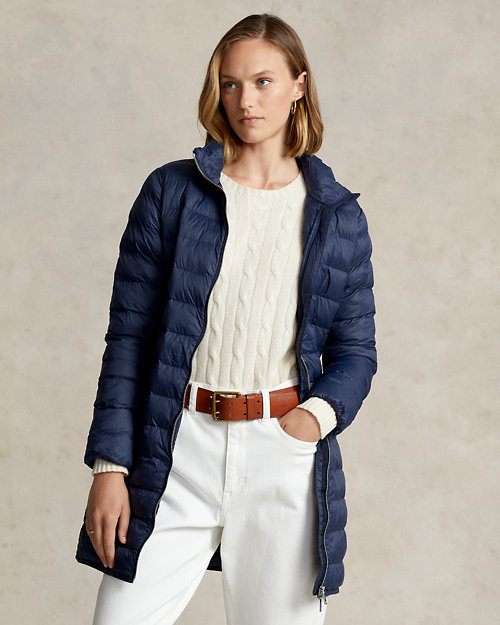 Packable Quilted Taffeta Coat