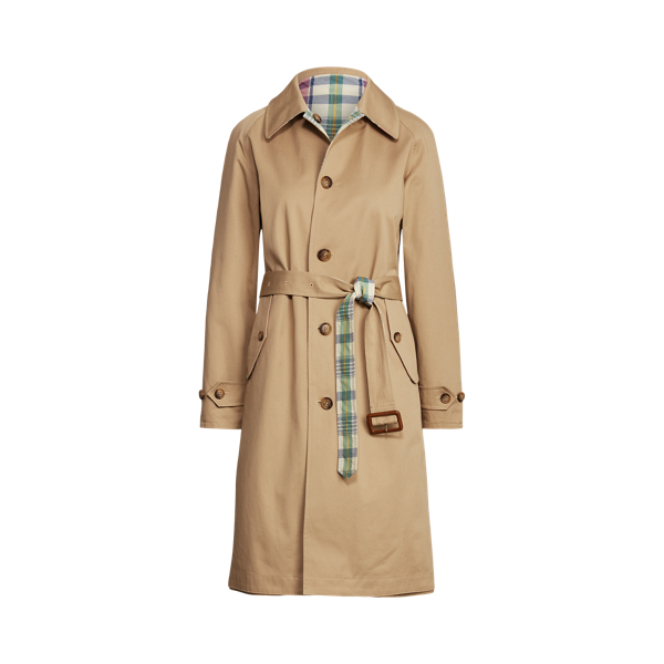 Polo Ralph Lauren Reversible Balmcaan Trench Coat in Natural for