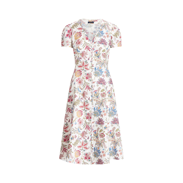 Ralph lauren shop white floral dress