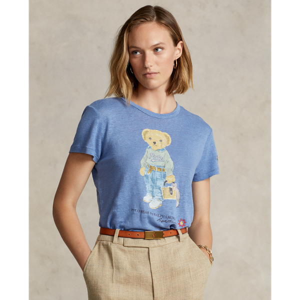 Polo Bear Jersey Linen T-shirt Polo Ralph Lauren 1