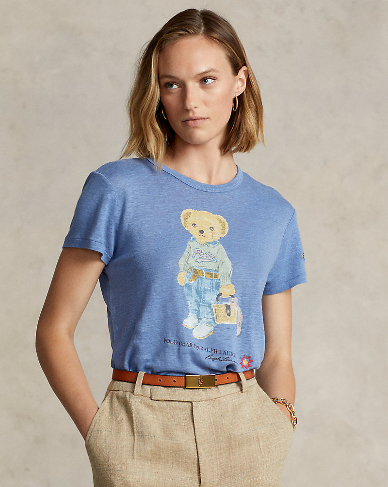 Polo Bear Jersey Linen T-shirt Polo Ralph Lauren 1