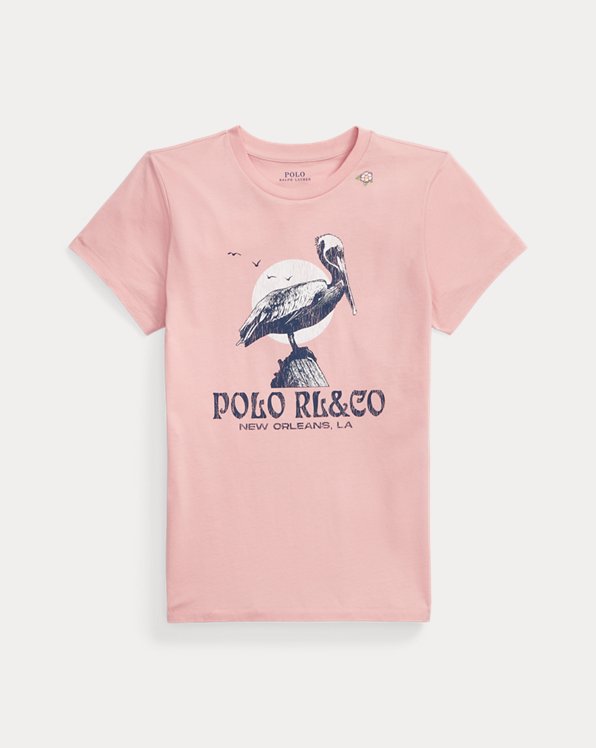 Pelican Logo Graphic Jersey T-Shirt