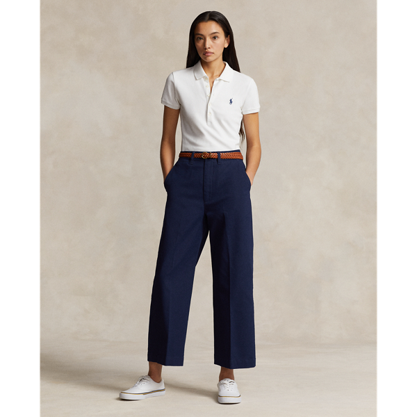 Wide-Leg Chino Trouser