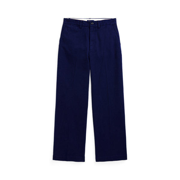 Wide-Leg Chino Trouser