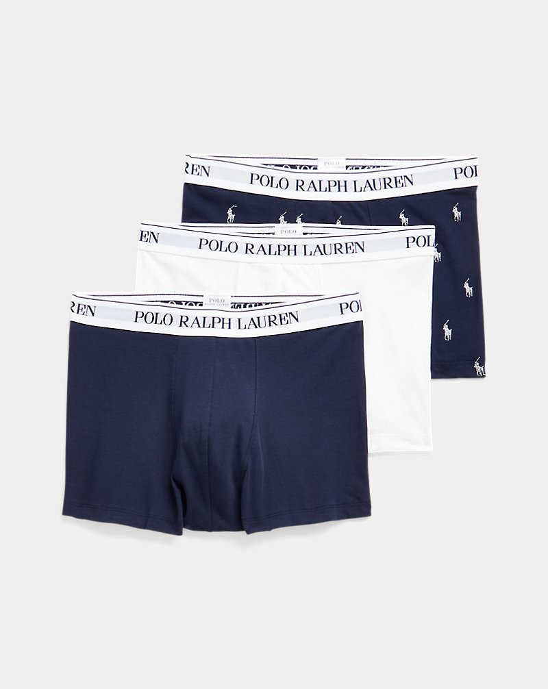 3 slips-boxers classiques coton stretch Polo Ralph Lauren 1