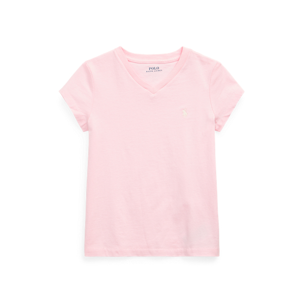 Cotton Jersey V-Neck Tee