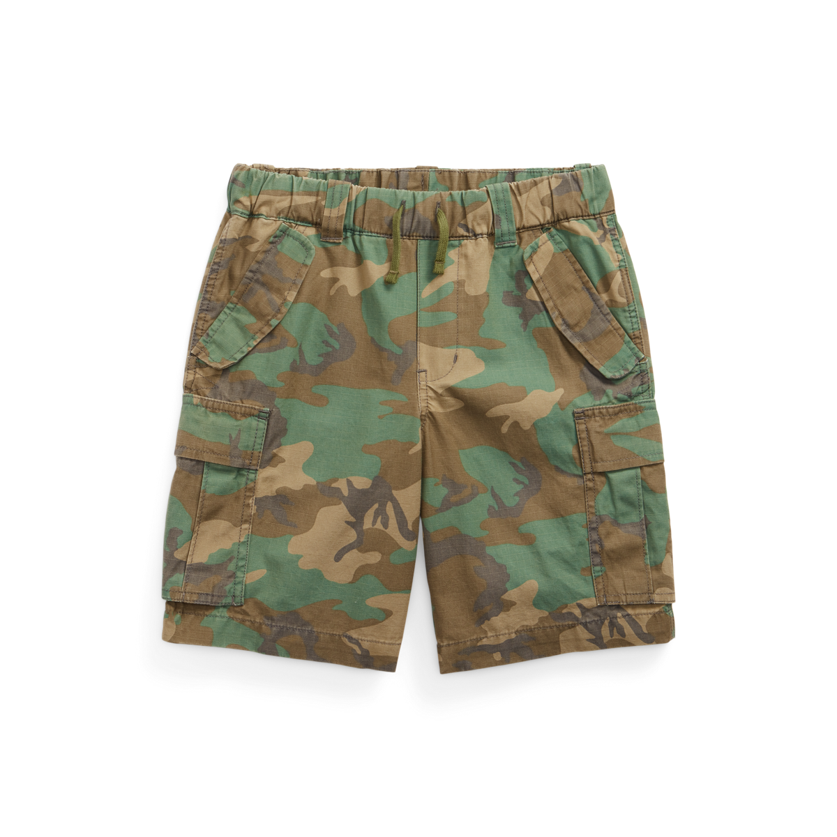 Camo Cotton Ripstop Cargo Short