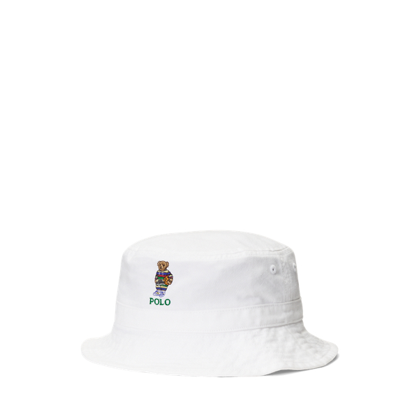 Polo Bear Cotton Twill Bucket Hat