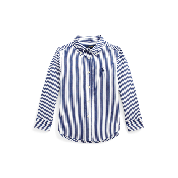 Striped Cotton Poplin Shirt BOYS 1.5-6 YEARS 1