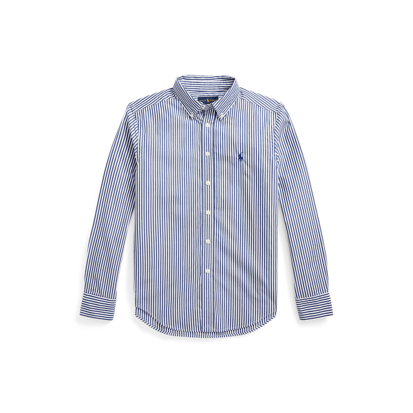 Striped Cotton Poplin Shirt