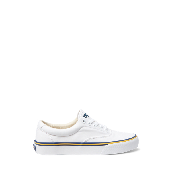 Logo Cotton Canvas Trainer Polo Ralph Lauren 1