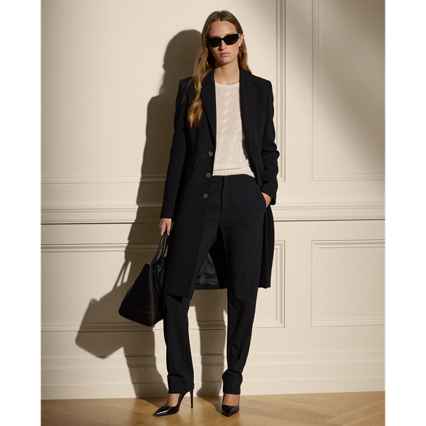 Parker Wool Crepe Coat Ralph Lauren Collection 1