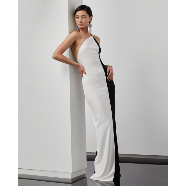 Fabricio Two-Tone Evening Dress Ralph Lauren Collection 1