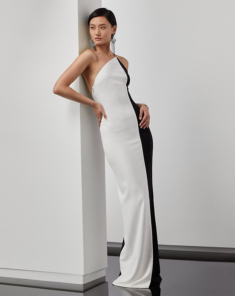 Fabricio Two-Tone Evening Dress Ralph Lauren Collection 1