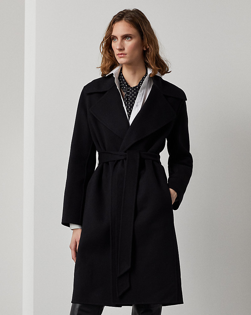 Cameo Wool-Cashmere Wrap Coat Ralph Lauren Collection 1