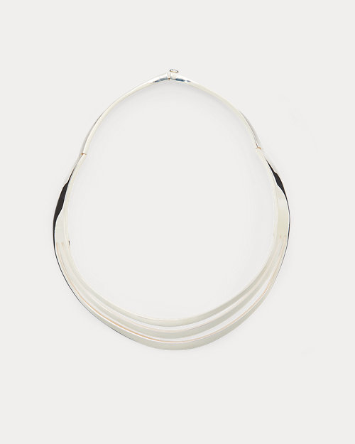 Silver-Plated Collar Necklace
