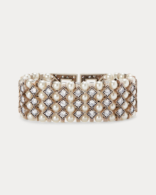 Crystal & Pearl Bracelet