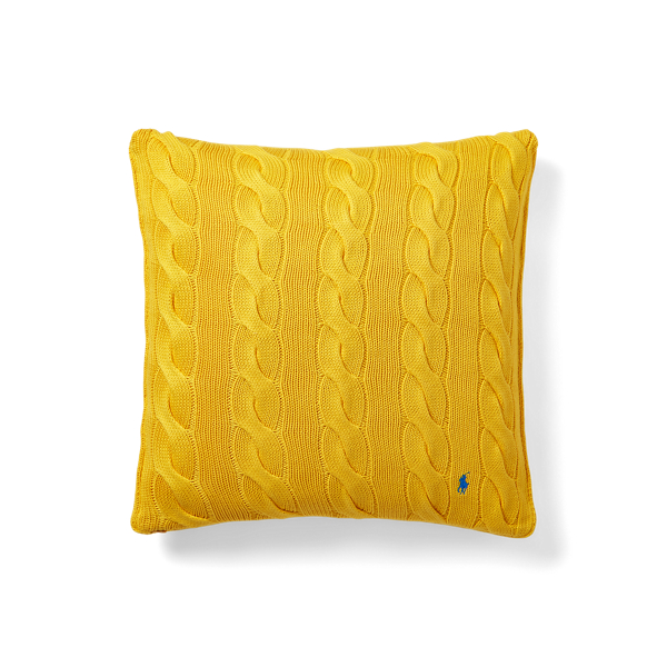Ralph lauren shop yellow pillow