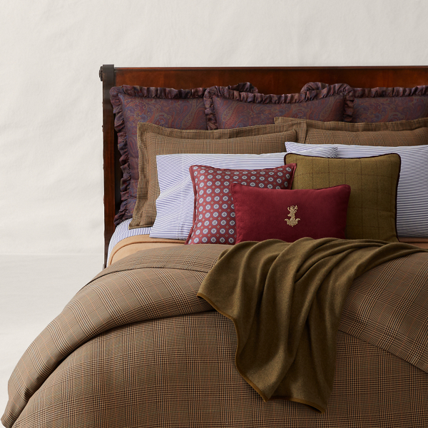 ralph lauren tartan bedding
