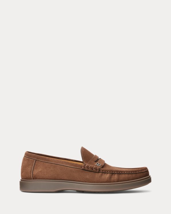 Begley Calf-Suede Penny Loafer