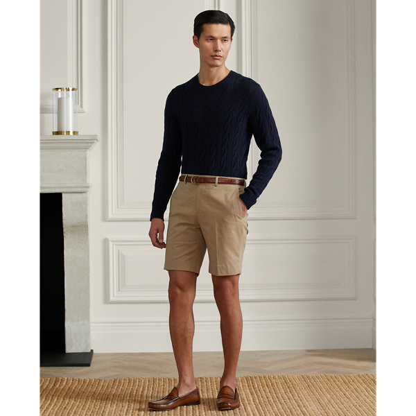 Short in chino stretch Straight-Fit