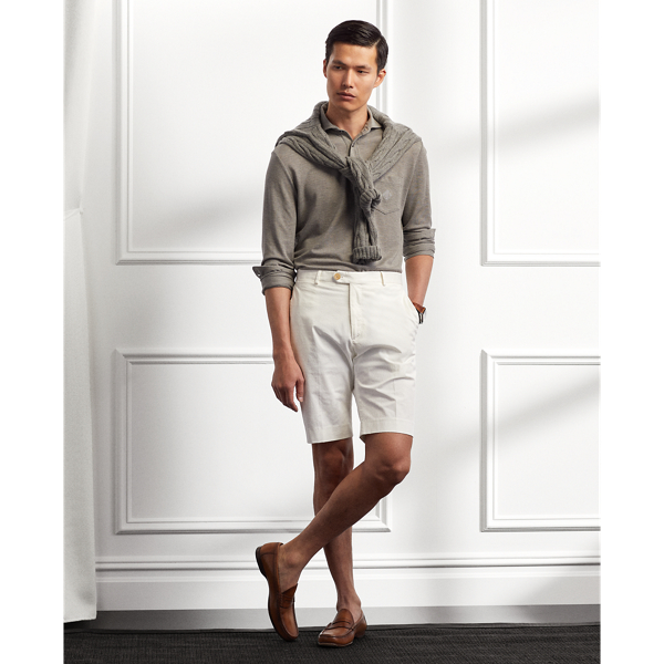 Slim-Fit Chino-Shorts mit Stretch