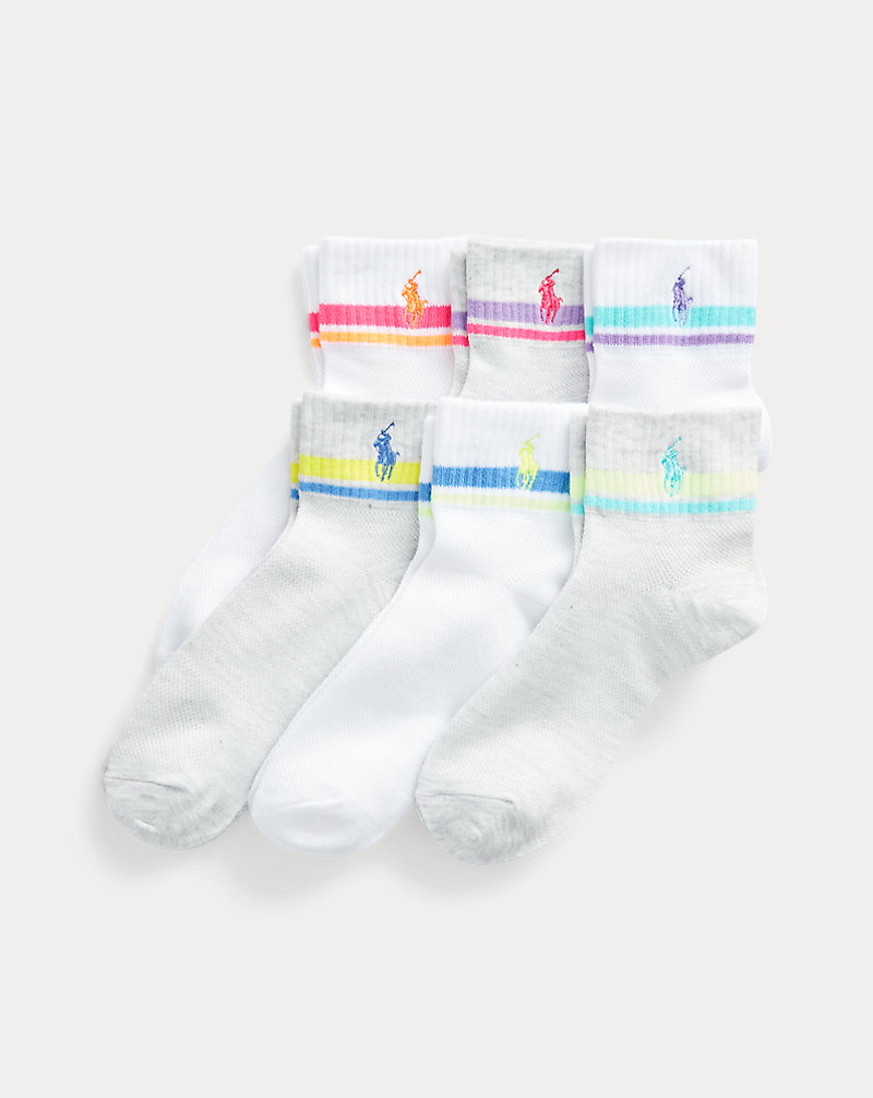 Logo Cushioned Ankle Sock 3-Pack Polo Ralph Lauren 1