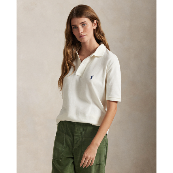 womens white ralph lauren t shirt