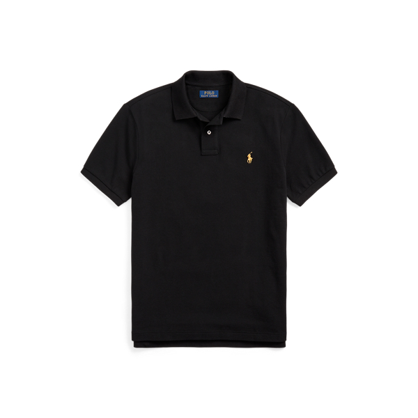 Polo ajusté en piqué à bordure écossaise Ralph Lauren Homme Vêtements Tops & T-shirts T-shirts Polos 