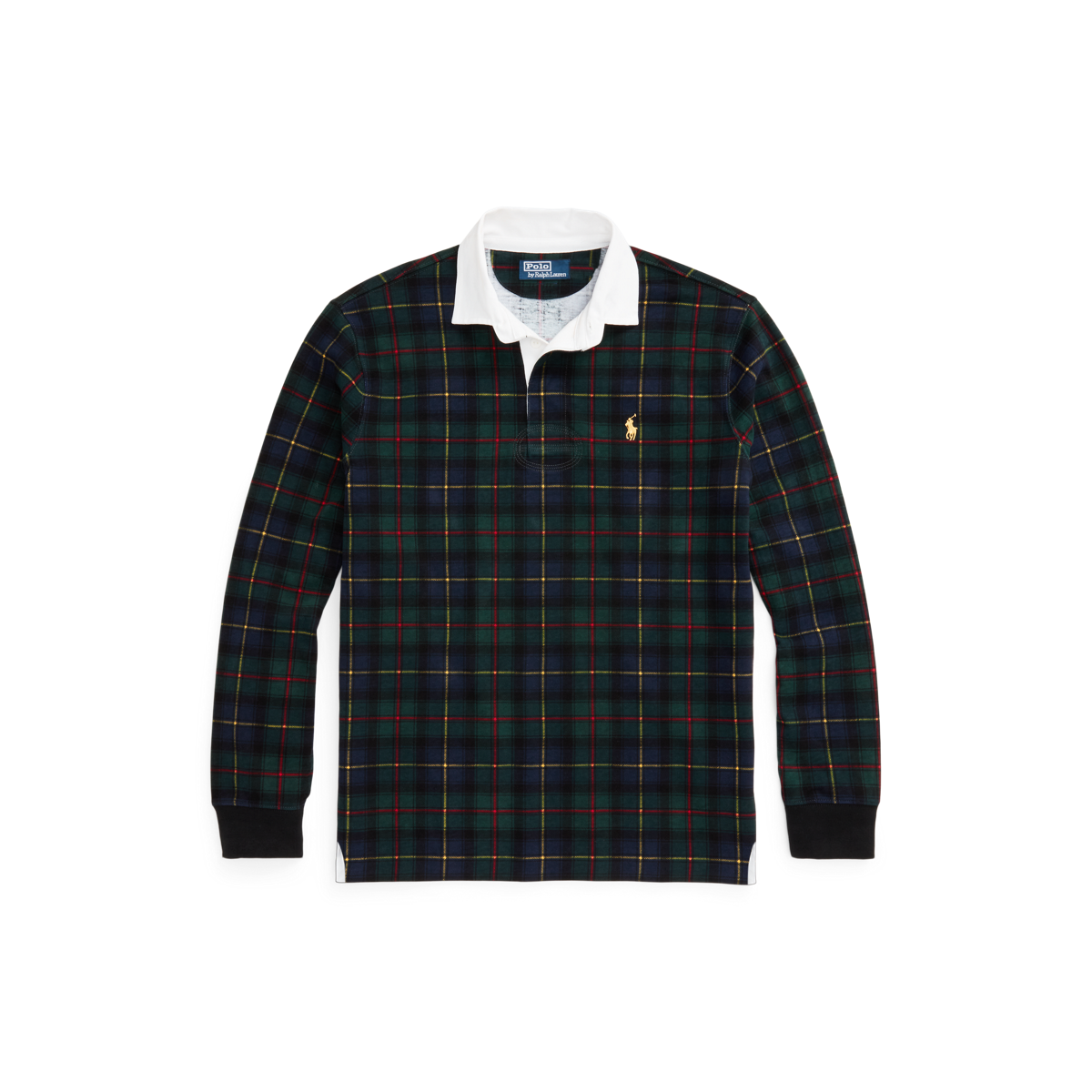 Ralph lauren black rugby shirt 2025