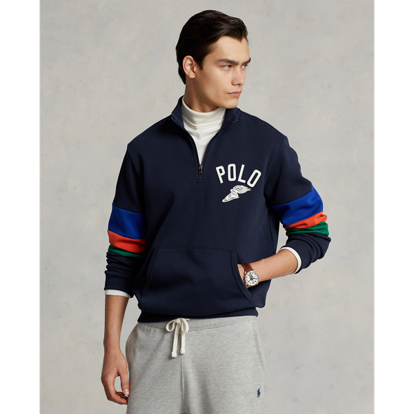 ralph lauren double knit graphic sweatshirt