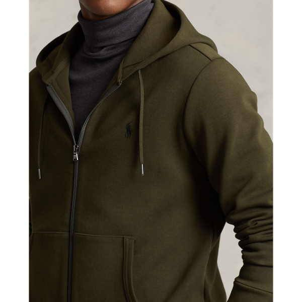 Men's Polo Ralph Lauren Double-Knit Full-Zip Hoodie