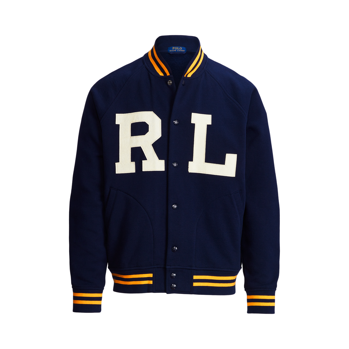 Shop Polo Ralph Lauren Athletic Fleece Letterman Jacket