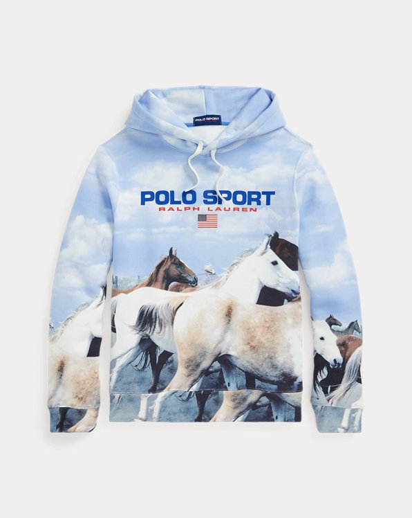 Sweat capuche Polo Sport « Wild Horses »