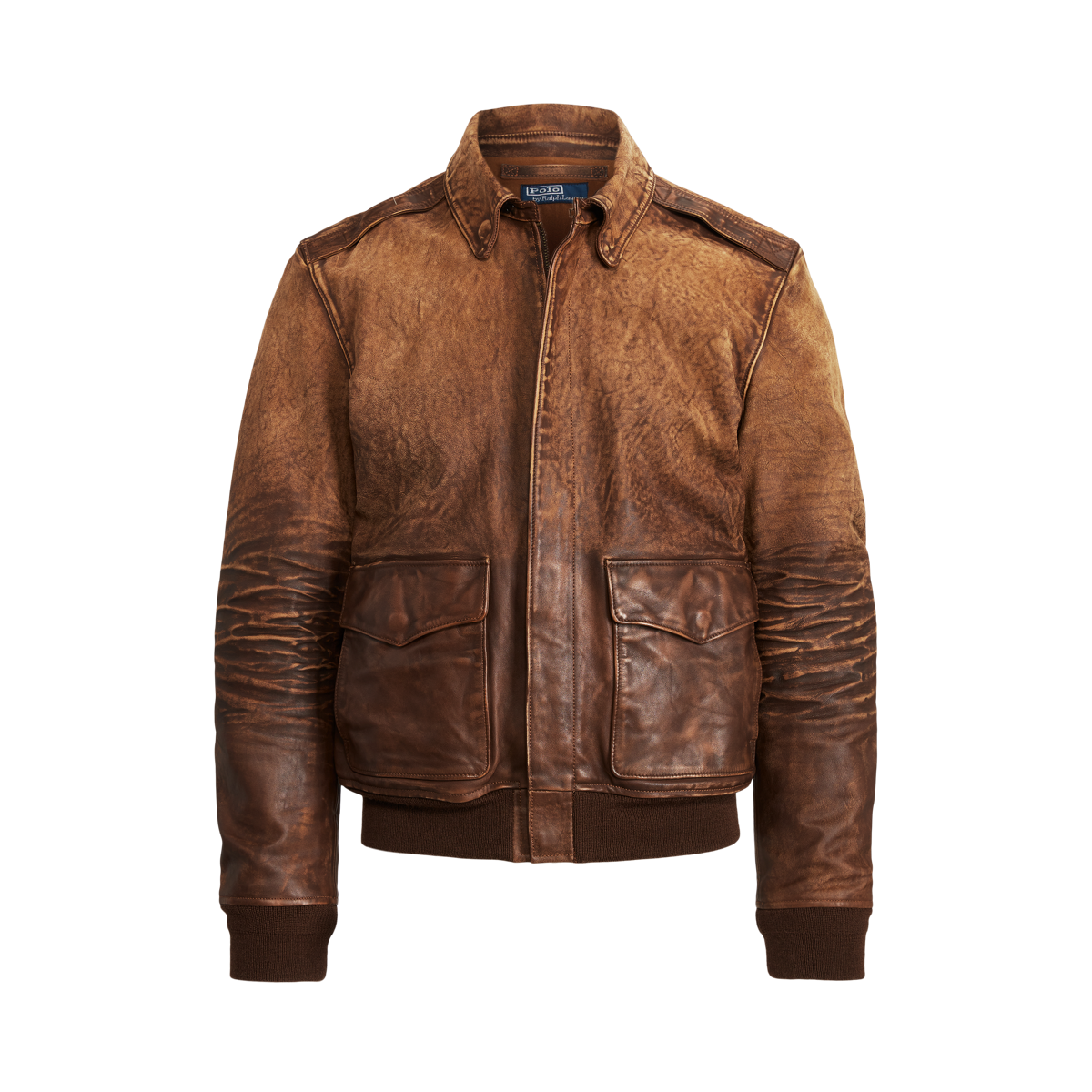 Ralph lauren leather sales coat