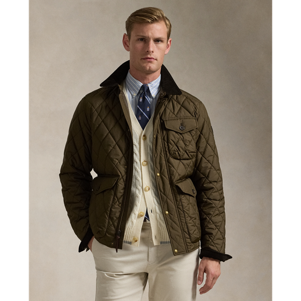 Water-Repellent Quilted Jacket