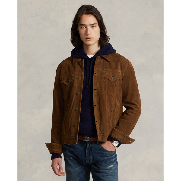 Pine Lake Suede Trucker Jacket